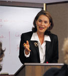 Photo of lecturer
